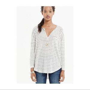 Madewell Tops - Madewell Linen Telegraph Tee Size Large Madewell Tops - Madewell Linen Telegraph Tee Size Large